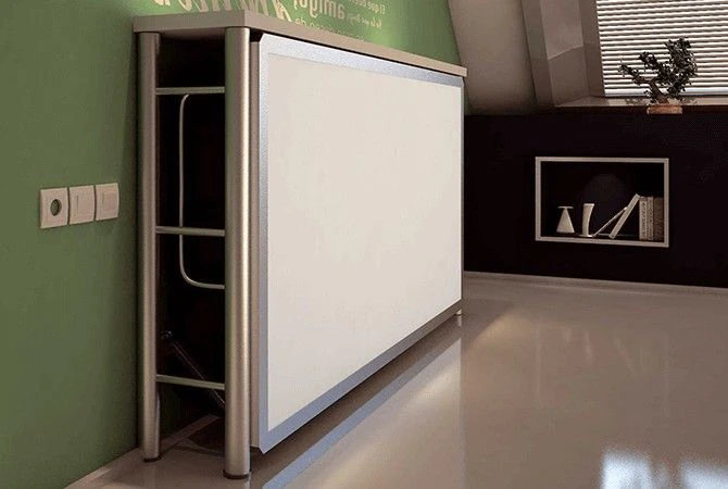 Console Lit Escamotable 90x180 Cm Métal Et Façade Bois Melaminé Laura 1 Console Lit Escamotable 90x180 Cm Métal Et Façade Bois Melaminé Laura