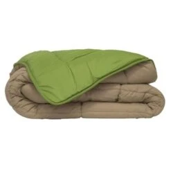 Couette Microfibre 400g/m² CALGARY Anis & Nude 140x200cm