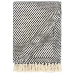 Couverture En Coton 125 X 150 Cm Bleu Marine