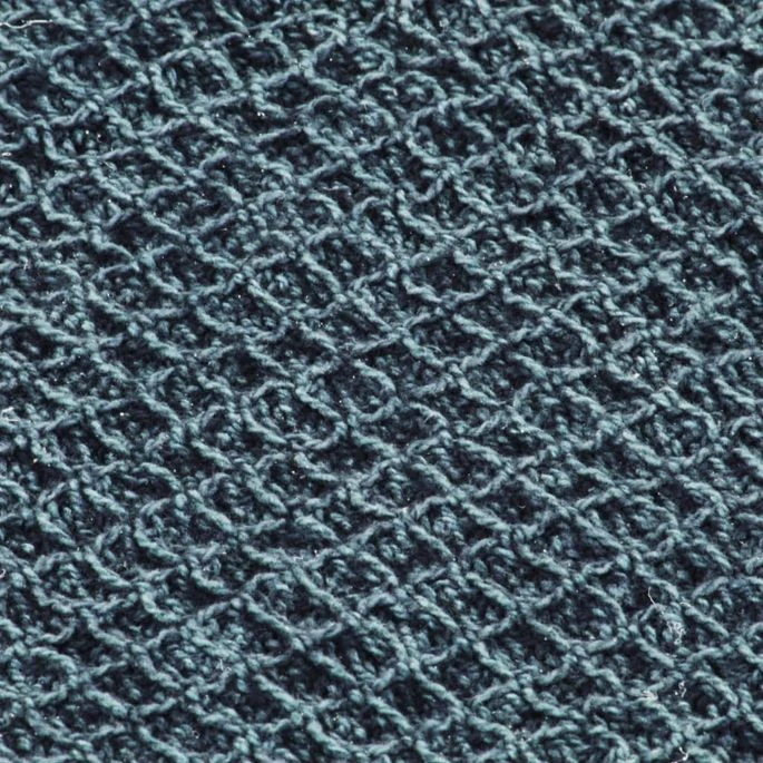 Couverture En Coton 220 X 250 Cm Bleu Indigo 2 Couverture En Coton 220 X 250 Cm Bleu Indigo – Image 2