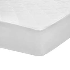 Couvre-matelas Matelassé Blanc 140x200 Cm Léger -Vente De Chambre couvre matelas matelasse blanc 140x200 cm leger 8719883686363 587333