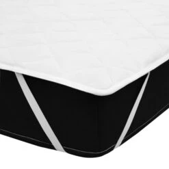 Couvre-matelas Matelassé Blanc 70x140 Cm Lourd -Vente De Chambre couvre matelas matelasse blanc 70x140 cm lourd 8719883686196 587257