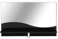 Crédence Noire 1 Tablette Avec Miroir Strass 38