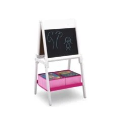 Chevalet Double Face Bois BLANC -Vente De Chambre delta children chevalet double face bois blanc 0080213075002 521487