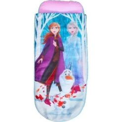 DISNEY FROZEN Lit Junior ReadyBed La Reine Des Neiges - Gonflable Pour Enfants Avec Sac De Couchage Intégré - Bleu