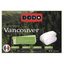DODO Couette Légere Vancouver - 140 X 200 Cm - Blanc -Vente De Chambre dodo couette legere vancouver 140 x 200 cm blanc 3307413282816 426123