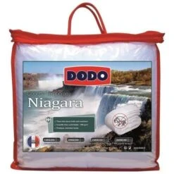 DODO Couette Tempérée 300g/m² Anti-acariens NIAGARA 220x240 Cm Blanc