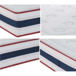 DODO Ensemble ERICA Matelas + Sommier 140 X 190 Cm - 570 Ressorts Ensachés - Ferme -Vente De Chambre dodo ensemble erica matelas sommier 140 x 190 cm 570 ressorts ensaches ferme 5410609022498 432049