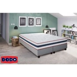 DODO Ensemble VINCA Matelas + Sommiers 180 X 200 Cm - 1170 Ressorts Ensachés - Equilibré