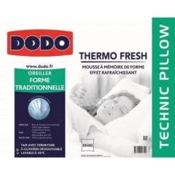 DODO Oreiller THERMOFRESH 60x60cm -Vente De Chambre dodo oreiller thermofresh 60x60cm 3307418426420 427236
