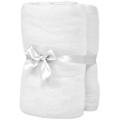 Drap-housse Pour Berceaux 4 Pcs Jersey De Coton 60x120 Cm Blanc -Vente De Chambre drap housse pour berceaux 4 pcs jersey de coton 60x120 cm blanc 8718475605201 586753