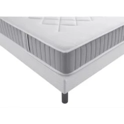 DUNLOPILLO Ensemble Matelas + Sommier STROPHE 160x200 - Mousse Et Latex - 24 Cm - Ferme - 30kg/m3 Et 56kg/m3 - 2 Personnes -Vente De Chambre dunlopillo ensemble matelas sommier strophe 160x200 mousse et latex 24 cm ferme 30kg m3 et 56kg m3 2 personnes 3662764000985 431982