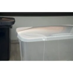 EDA PLASTIQUE Boîte De Rangement Clip'Box 60 L - Naturel Couvercle Avec Charniere - 60 X 40 X 40 Cm -Vente De Chambre eda plastique boite de rangement clip box 60 l naturel couvercle avec charniere 60 x 40 x 40 cm 3086960210588 487876