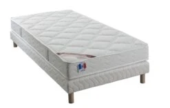 Ensemble Matelas Mousse Et Sommier 90x190cm Solal - 19 Cm