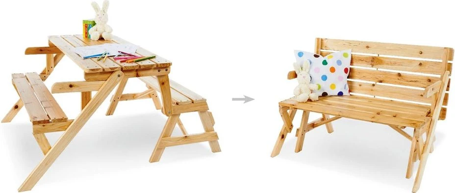 Pinolino Ensemble Pic Nique 2en1 Enfant épicéa Massif Clair Elli 3 Pinolino Ensemble Pic Nique 2en1 Enfant épicéa Massif Clair Elli – Image 3