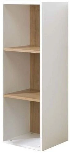 Etagère 3 Cases Bois Blanc Et Merisier Clair Multicases 4 Etagère 3 Cases Bois Blanc Et Merisier Clair Multicases – Image 4