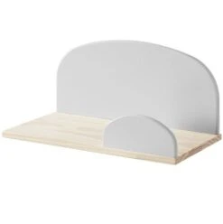Etagère Bois Laqué Gris Kiddy 45 Cm