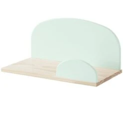 Etagère Bois Laqué Vert Menthe Kiddy 45 Cm
