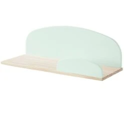 Etagère Bois Laqué Vert Menthe Kiddy 65 Cm