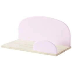 Étagère Bois Laqué Vieux Rose Kiddy 45 Cm
