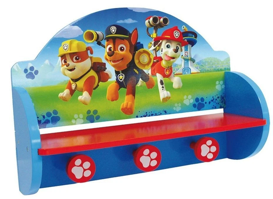 Etagère Murale Porte-manteau Pat'Patrouille Garçon 1 Etagère Murale Porte-manteau Pat'Patrouille Garçon