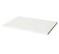 Etagère Pour Armoire 2 Portes Bois Laqué Blanc Lara