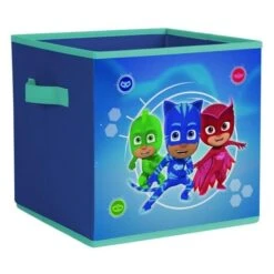 Fun House Pyjamasques Rangement Pliable Avec Poignees Pour Enfant