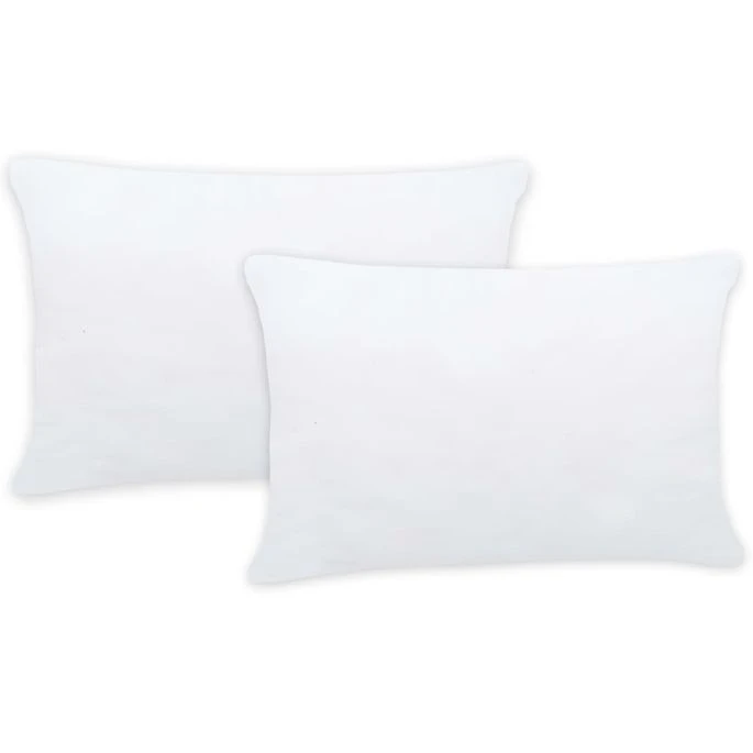 Garnitures De Coussin 2 Pcs 70x50 Cm Blanc 2 Garnitures De Coussin 2 Pcs 70x50 Cm Blanc – Image 2