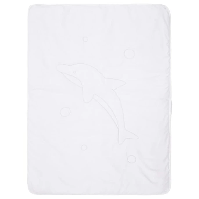 Jeu De Couette Pour Enfants 3 Pcs Blanc 100x135 Cm/40x60 Cm 4 Jeu De Couette Pour Enfants 3 Pcs Blanc 100x135 Cm/40x60 Cm – Image 4