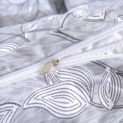 Jeu De Housse De Couette Motif Floral Rayé 140x200/60x70 Cm -Vente De Chambre jeu de housse de couette motif floral raye 140x200 60x70 cm 8718475595564 648928