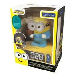 LES MINIONS Réveil Avec Veilleuse 3D Et Effets Sonores - LEXIBOOK -Vente De Chambre les minions reveil avec veilleuse 3d et effets sonores lexibook 3380743084602 433021