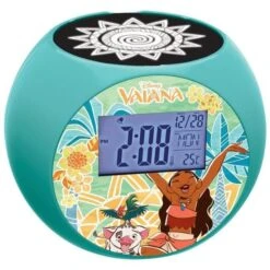 LEXIBOOK - VAIANA - Radio Réveil Enfant Avec Projections D'Images