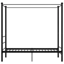 Lit à Baldaquin Noir Métal 90x200 Cm -Vente De Chambre lit a baldaquin noir metal 90x200 cm 3666722876421 966470