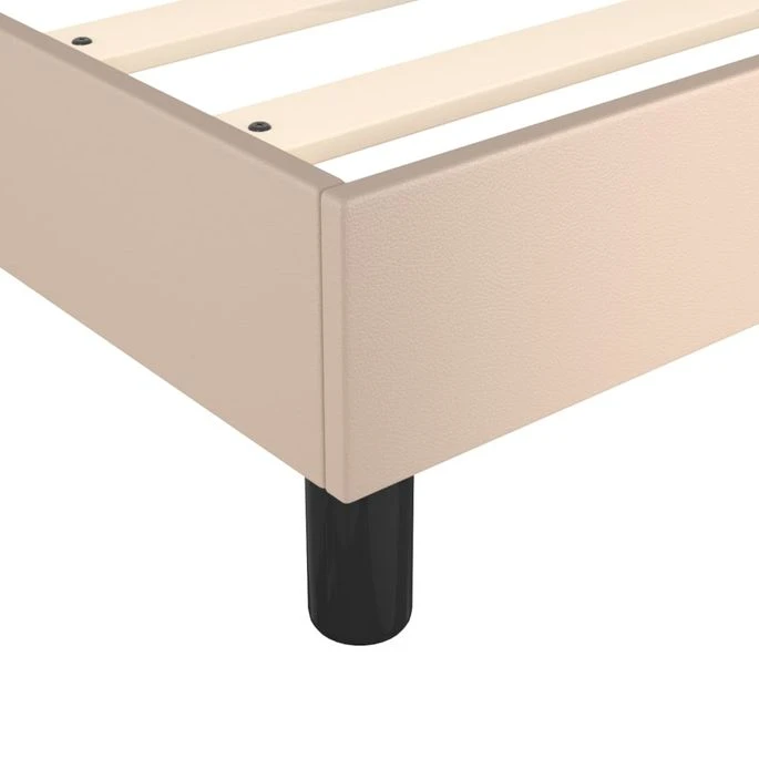 Lit à Sommier Tapissier Avec Matelas Cappuccino 200x200 Cm 2 7 Lit à Sommier Tapissier Avec Matelas Cappuccino 200x200 Cm 2 – Image 7