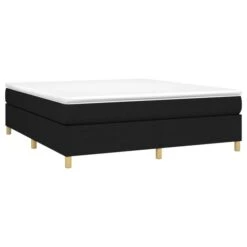 Lit à Sommier Tapissier Avec Matelas Noir 180x200 Cm Tissu 12 Lit à Sommier Tapissier Avec Matelas Noir 180x200 Cm Tissu -Vente De Chambre lit a sommier tapissier avec matelas noir 180x200 cm tissu 3666722939058 1462392