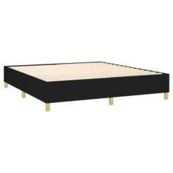 Lit à Sommier Tapissier Avec Matelas Noir 180x200 Cm Tissu 13 Lit à Sommier Tapissier Avec Matelas Noir 180x200 Cm Tissu -Vente De Chambre lit a sommier tapissier avec matelas noir 180x200 cm tissu 3666722939058 1462393