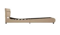 Lit Adulte à LED Simili Cuir Beige Nyam 100x200 Cm -Vente De Chambre lit adulte a led simili cuir beige nyam 100x200 cm 8719883699646 390566