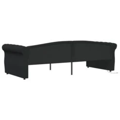 Lit Avec éclairage USB Noir Tissu 90x200 Cm 5 14 Lit Avec éclairage USB Noir Tissu 90x200 Cm 5 -Vente De Chambre lit avec eclairage usb noir tissu 90x200 cm 3666722247047 1095854