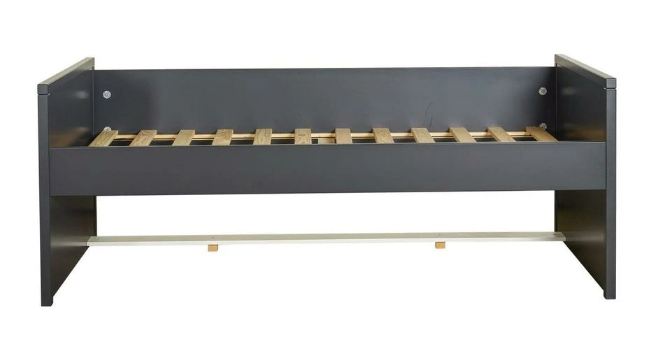 Lit Banquette 90x200 Cm Anthracite Neiza 1 Lit Banquette 90x200 Cm Anthracite Neiza