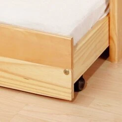 Lit Banquette Avec Tiroir Lit Pin Massif Vernis Naturel Theo 90x190 Cm -Vente De Chambre lit banquette avec tiroir lit pin massif vernis naturel theo 90x190 cm 4010340352055 1155808