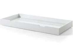 Lit Cabane Gigogne 90x200 Cm Avec Voile Pin Massif Blanc Kobi -Vente De Chambre lit cabane gigogne 90x200 cm avec voile pin massif blanc dallas 5420070231985 733493