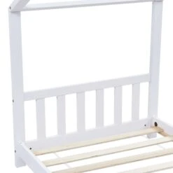 Lit Cabane Pin Massif Blanc Dorma 90x200 Cm -Vente De Chambre lit cabane pin massif blanc dorma 90x200 cm 384129