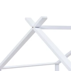 Lit Cabane Pin Massif Blanc Dorma 90x200 Cm -Vente De Chambre lit cabane pin massif blanc dorma 90x200 cm 384130