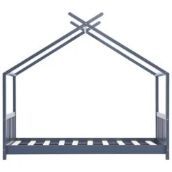 Lit Cabane Pin Massif Gris Dorma 70x140 Cm 7 Lit Cabane Pin Massif Gris Dorma 70x140 Cm -Vente De Chambre lit cabane pin massif gris dorma 70x140 cm 384196