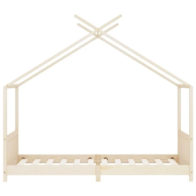 Lit Cabane Pin Massif Naturel Dorma 70x140 Cm 2 3 Lit Cabane Pin Massif Naturel Dorma 70x140 Cm 2 – Image 3