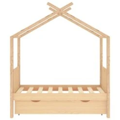 Lit D'enfant Avec Tiroir Bois De Pin Massif 70x140 Cm -Vente De Chambre lit d enfant avec tiroir bois de pin massif 70x140 cm 3666722780582 997561