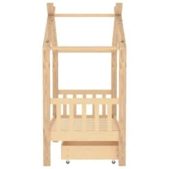 Lit D'enfant Avec Tiroir Bois De Pin Massif 70x140 Cm -Vente De Chambre lit d enfant avec tiroir bois de pin massif 70x140 cm 3666722780582 997562