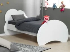 Lit Enfant 90x190 Cm Bois Blanc Altéa