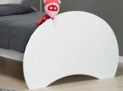 Lit Enfant 90x190 Cm Bois Blanc Altéa -Vente De Chambre lit enfant 90x190 cm bois blanc altea 3700429609415 655611