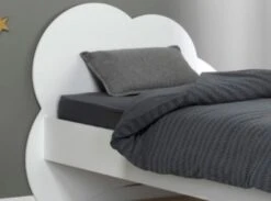 Lit Enfant 90x190 Cm Bois Blanc Altéa -Vente De Chambre lit enfant 90x190 cm bois blanc altea 3700429609415 655612